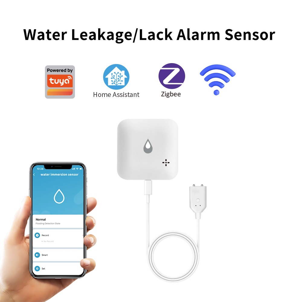 Smart Home Water Level Sensor - Lincukoo Tuya Zigbee3.0 누수/음향 알람 센서