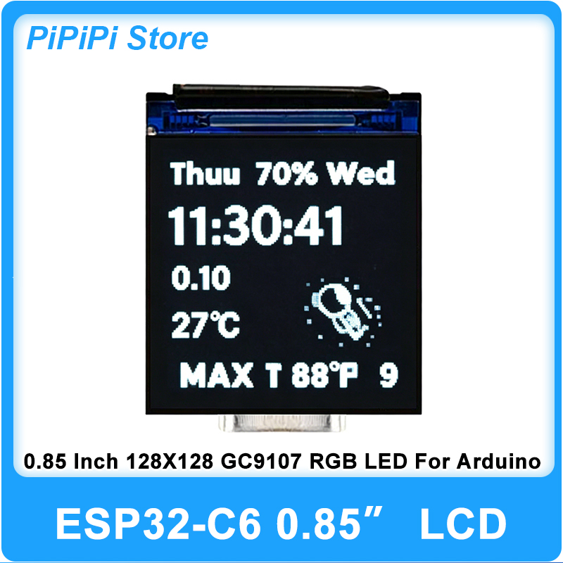 Smart Home Esp32 - ESP32 C6 0.85인치 128X128 IPS 스크린