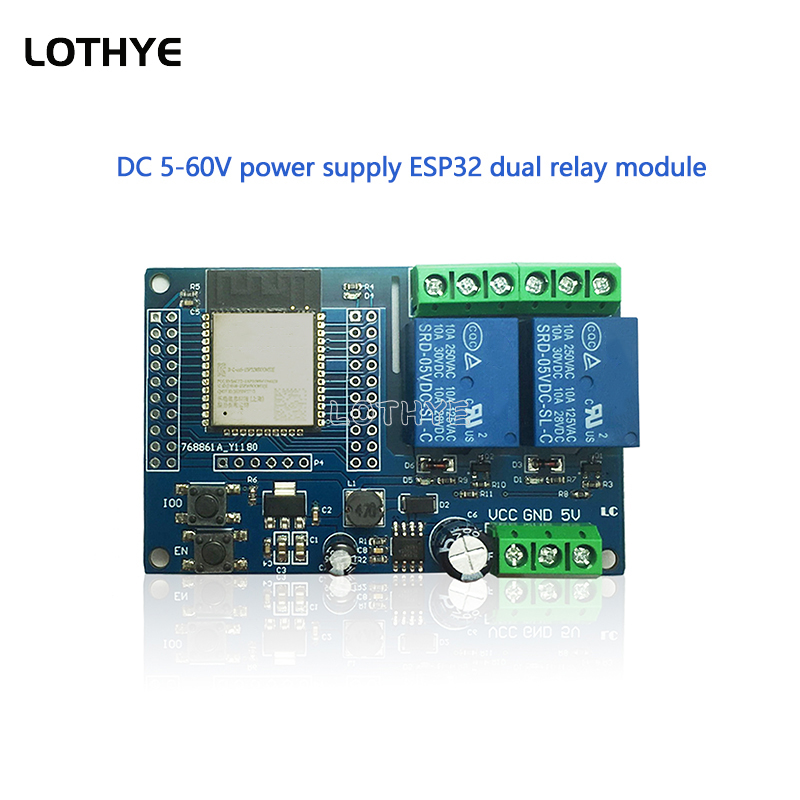Smart Home Esp32 - ESP32 듀얼 채널 Wifi 블루투스 릴레이