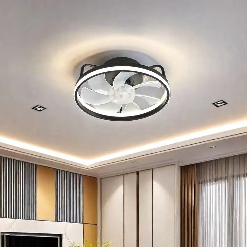 Smart Home Ventilation - 55W 조명 포함 천장 선풍기, 리모컨