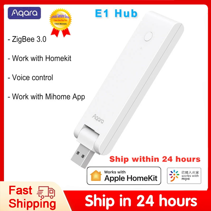 Smart Home Hub Xiaomi - Aqara E1 스마트 게이트웨이 지그비 USB