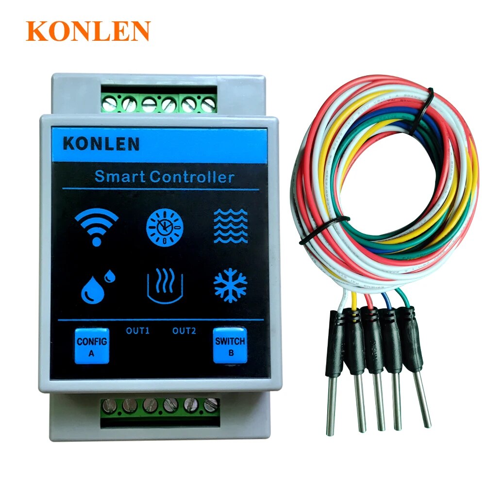 Smart Home Water Level Sensor - KONLEN 투야 수위 센서 와이파이 컨트롤러,