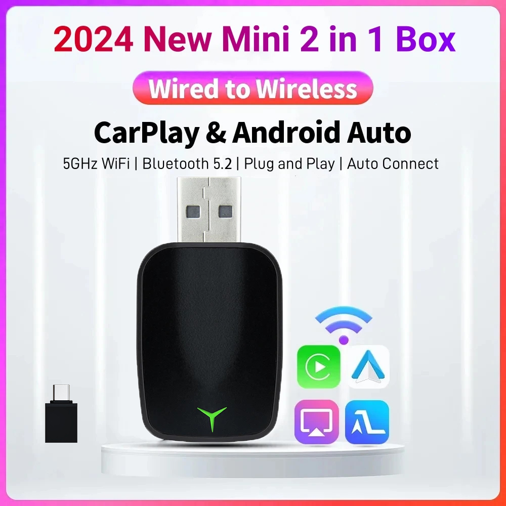 Wifi Smart Plug - 새로운 유선 무선 Carplay 안드로이드 2