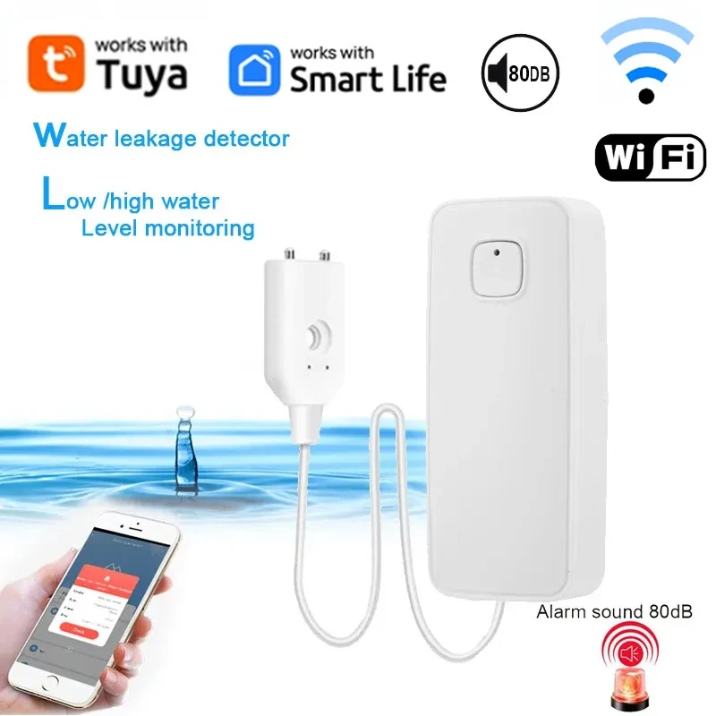 Smart Home Water Level Sensor - Tuya 스마트 홈 WiFi 누수 감지기