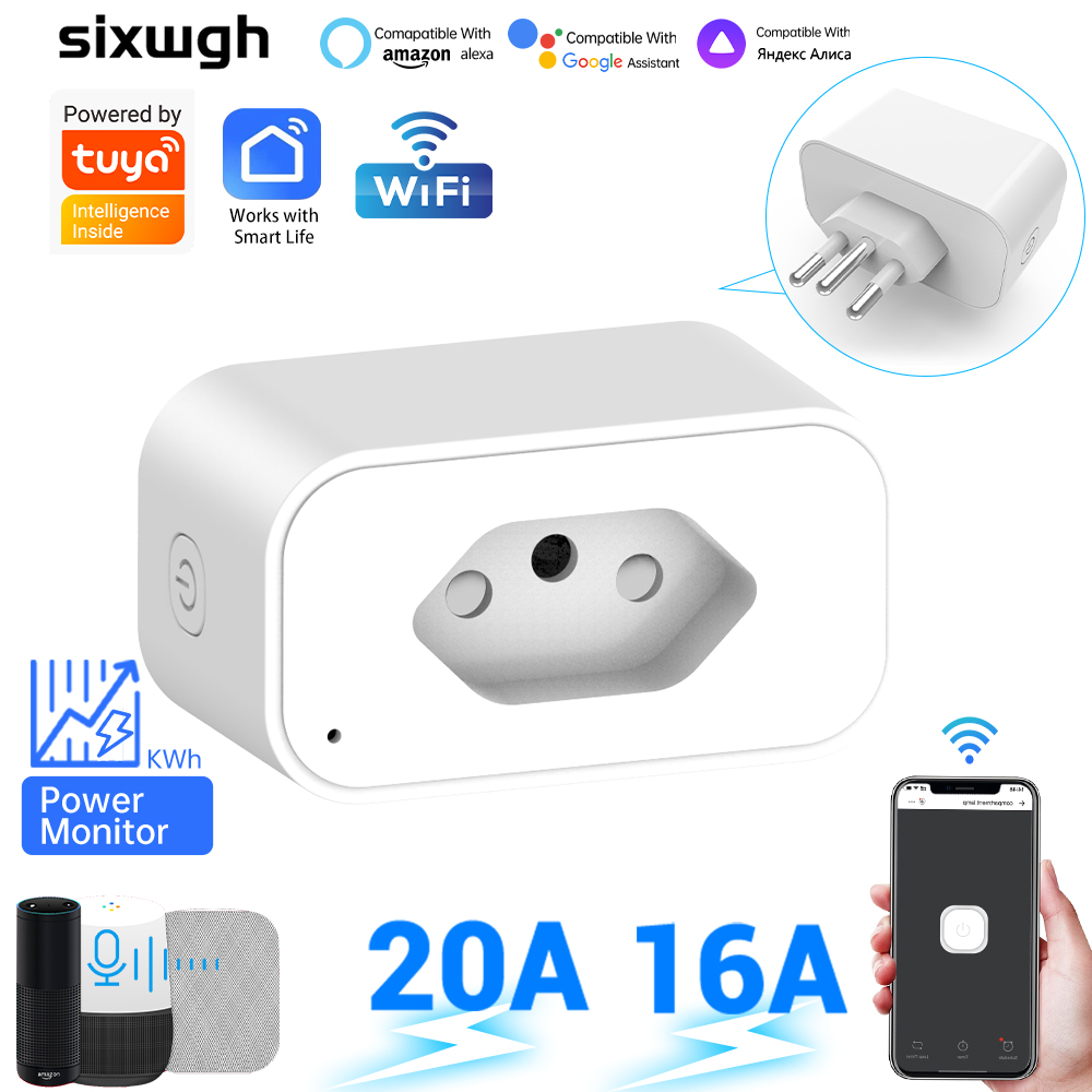 Wifi Smart Plug - Tuya WiFi 스마트 소켓 브라질 플러그