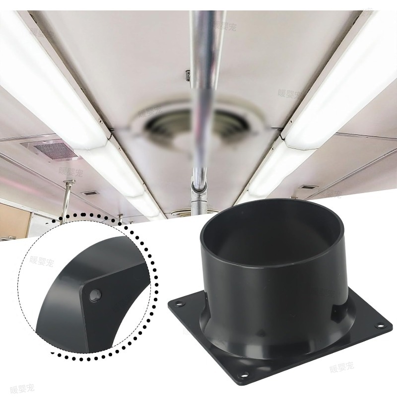 Smart Home Ventilation - 75/100/120MM ABS 벤트 파이프용 벽 플랜지