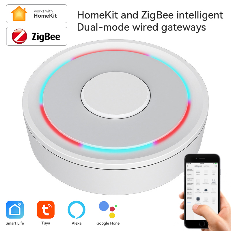 Smart Home Zigbee 3.0 - Tuya-ZigBee 스마트 게이트웨이 홈키트, 유선 무선