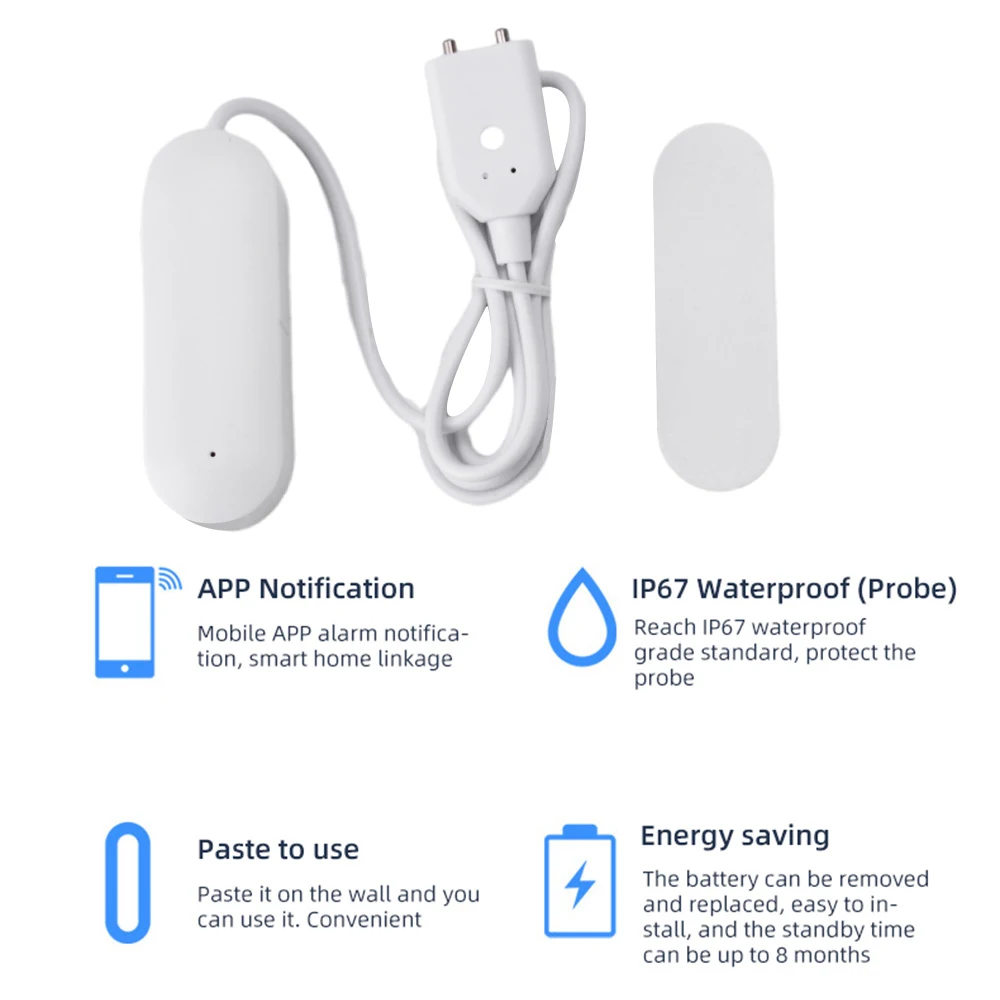 누수 감지 센서, 즉시 알람 기능이 있는 스마트 홈 물 - Smart Home Water Level Sensor 리뷰 및 가격