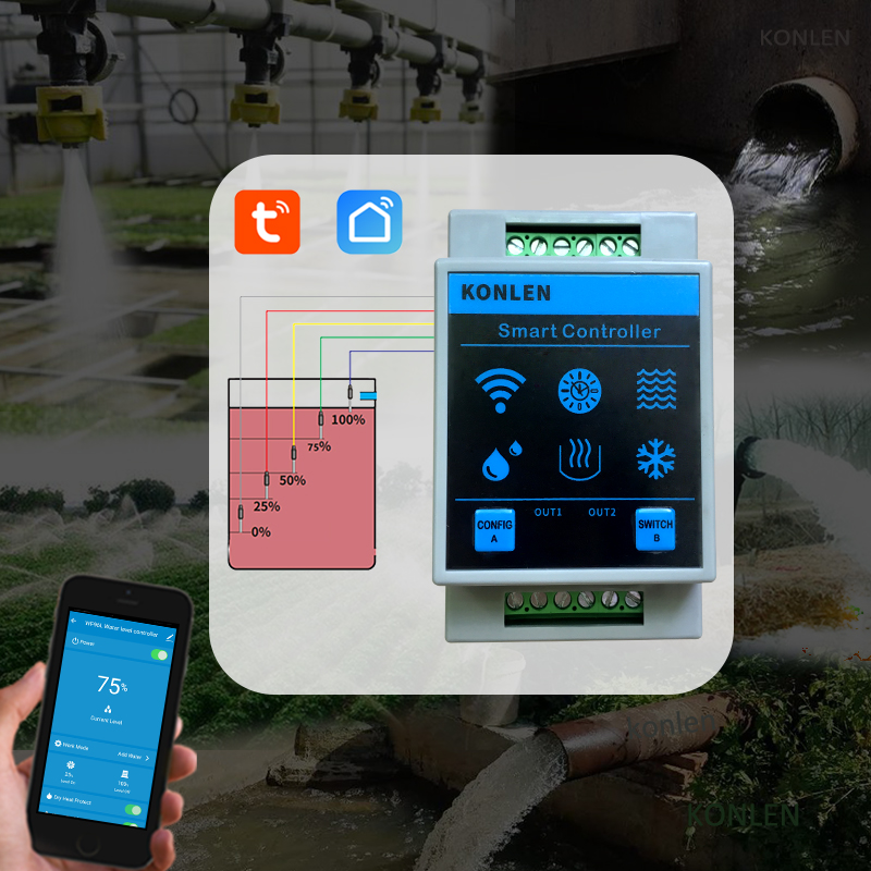 KONLEN Tuya 수위 센서 WIFI 스마트 홈 누 - Smart Home Water Level Sensor 리뷰 및 가격