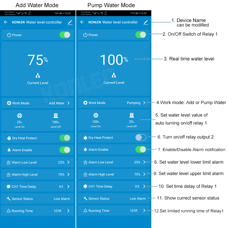 KONLEN Tuya 수위 센서 WIFI 스마트 홈 누 - Smart Home Water Level Sensor 리뷰 및 가격