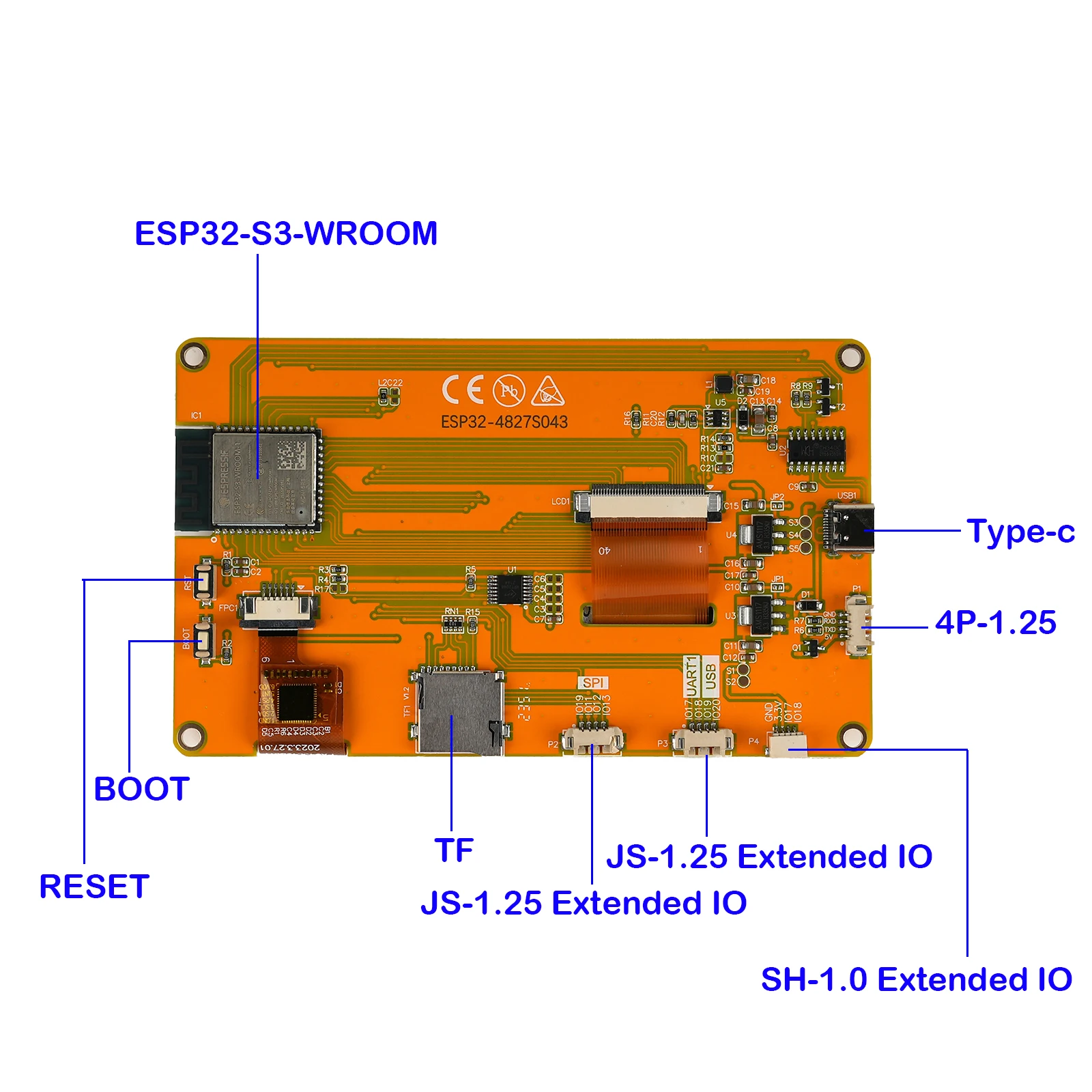 ESP32-4827S043C 4.3인치 스마트 LCD  - Smart Home Esp32 리뷰 및 가격
