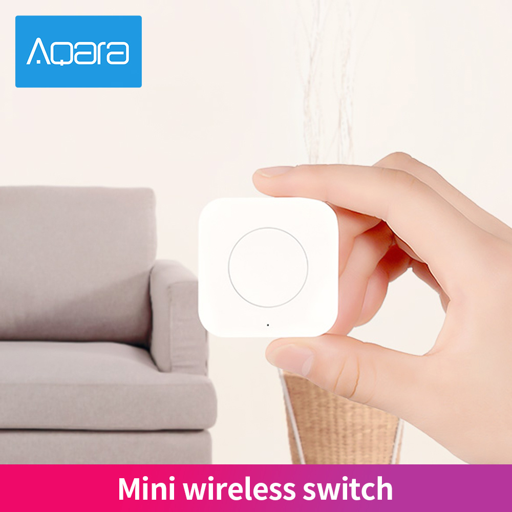 Aqara 스마트 홈 센서 무선 미니 스위치 지그비 단 - Smart Home Hub Xiaomi 리뷰 및 가격