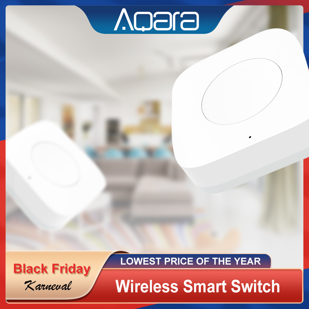 Aqara 스마트 홈 센서 무선 미니 스위치 지그비 단 - Smart Home Hub Xiaomi 리뷰 및 가격