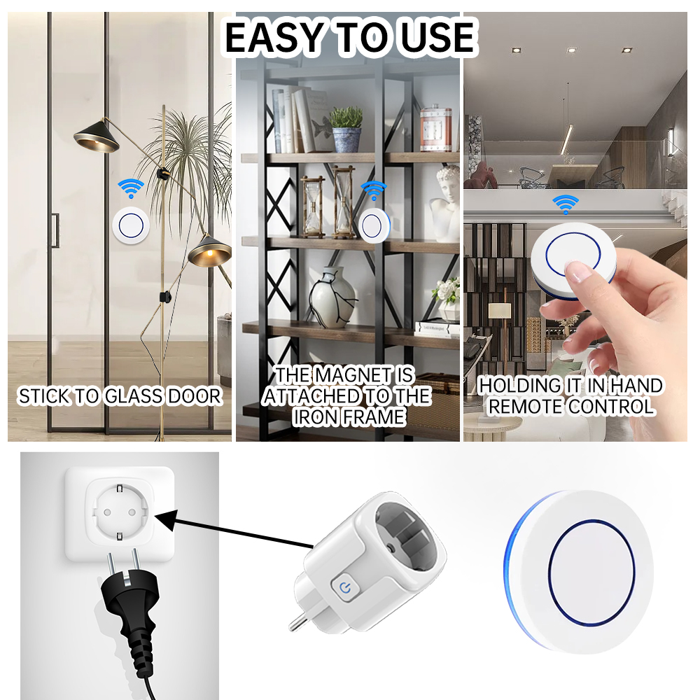 무선 소켓 RF433 스마트 홈 리모컨 소켓 16A E - Smart Home Ventilation 리뷰 및 가격
