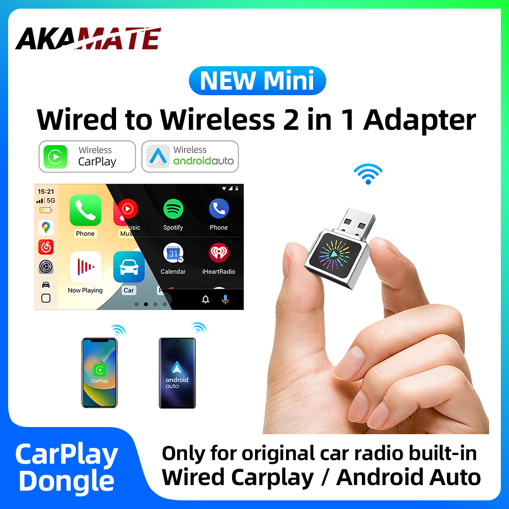유선에서 무선으로 CarPlay 안드로이드 오토 2in - Wifi Smart Plug 리뷰 및 가격