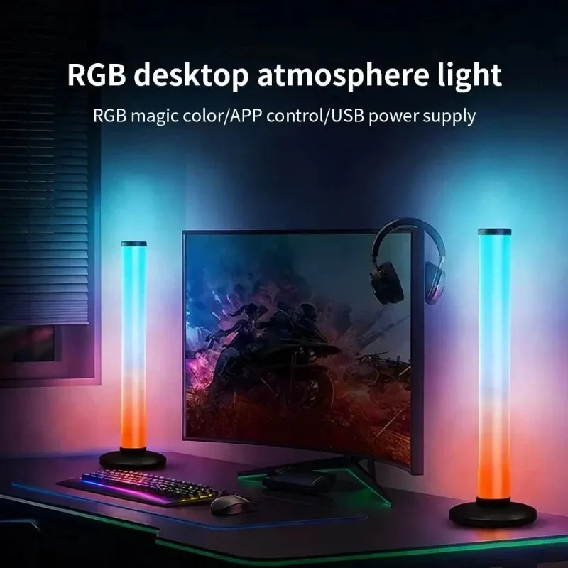 RGB LED 라이트 바 USB 전원, 블루투스 앱 원 - Smart Home Usb 리뷰 및 가격