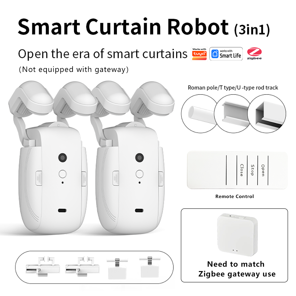 ZigBee 3-in-1 스마트 전동 커튼 모터 무선  - Curtain Motor 리뷰 및 가격