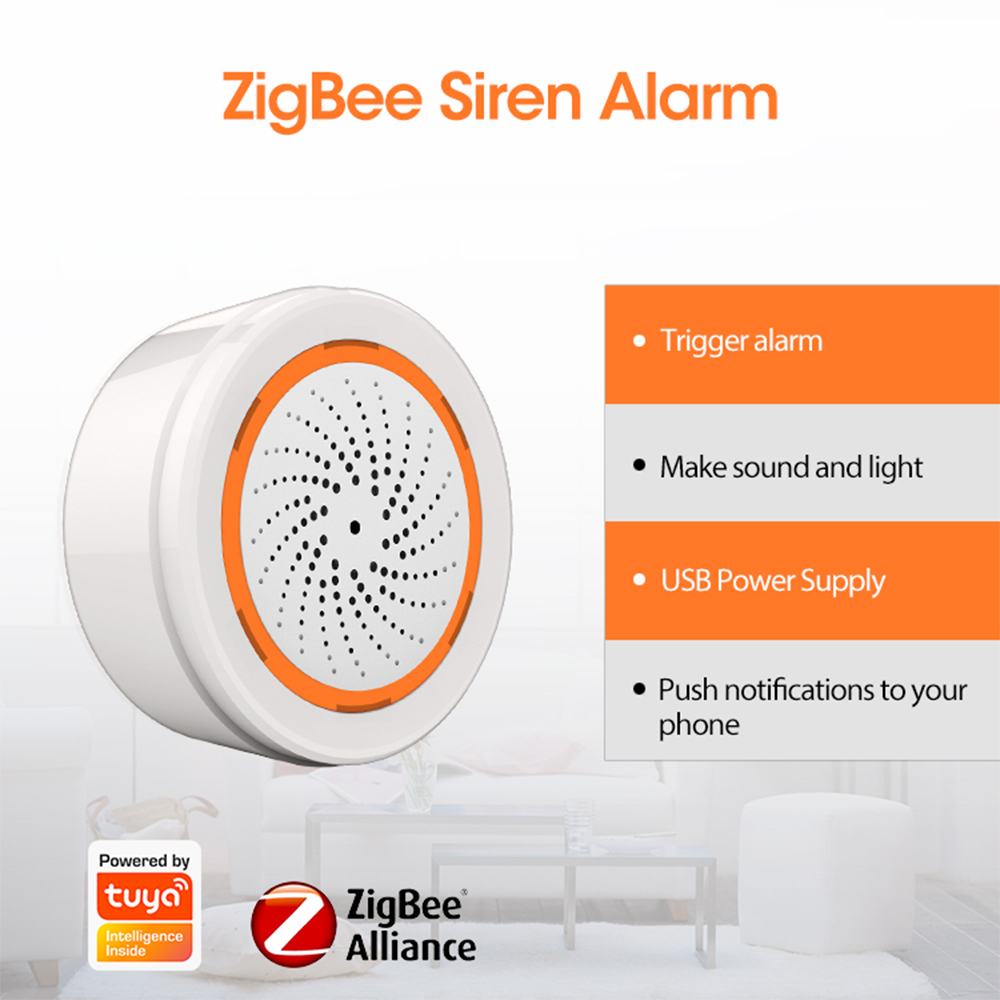 Coolcam Tuya Zigbee 스트로브 경고 기능 - Smart Home Website 리뷰 및 가격