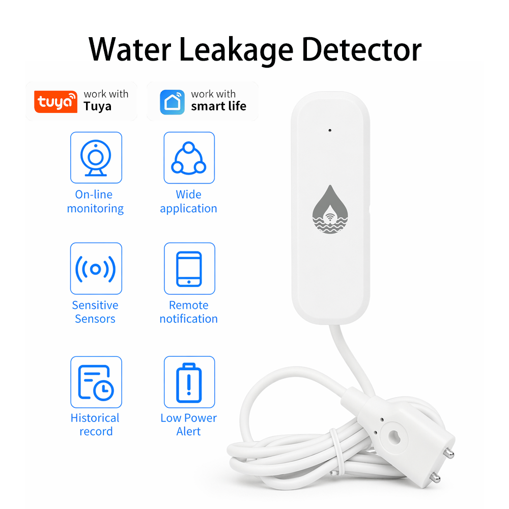 YFK WiFi/Zigbee 누수 경보 센서 Tuya  - Smart Home Water Level Sensor 리뷰 및 가격