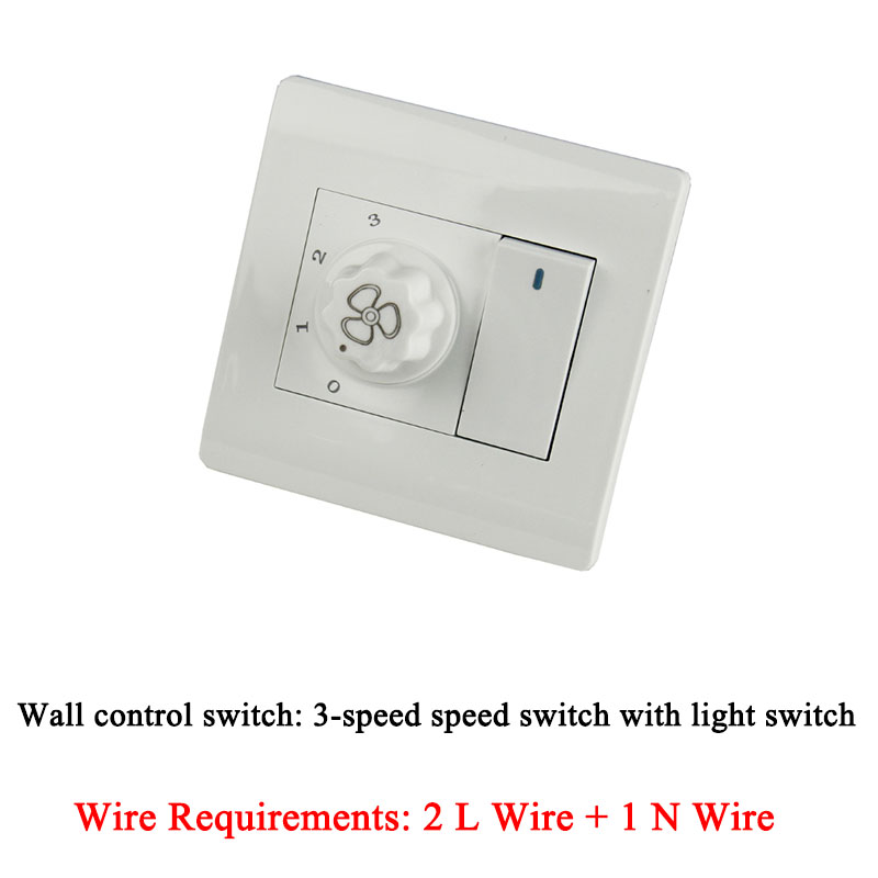천장 선풍기 벽 제어, 3 단 기어 속도 스위치, 소켓 - Smart Home Ventilation 리뷰 및 가격