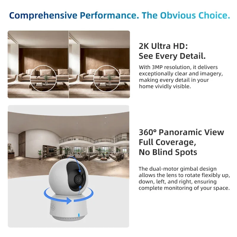 오리지널 아카라 스마트 카메라 E1 2K 1296P 3 - Smart Home Hub Apple 리뷰 및 가격