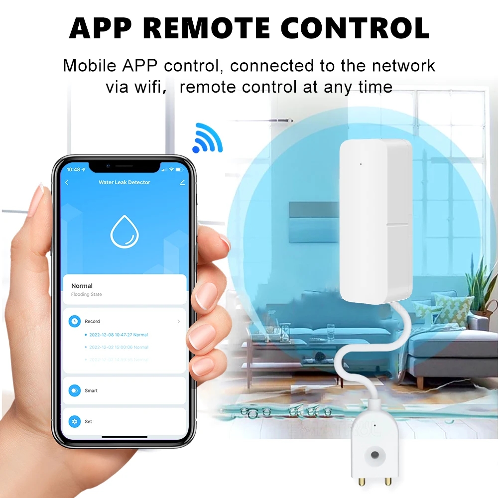 Tuya WiFi 스마트 누수 센서 물 오버플로 레벨  - Smart Home Water Level Sensor 리뷰 및 가격