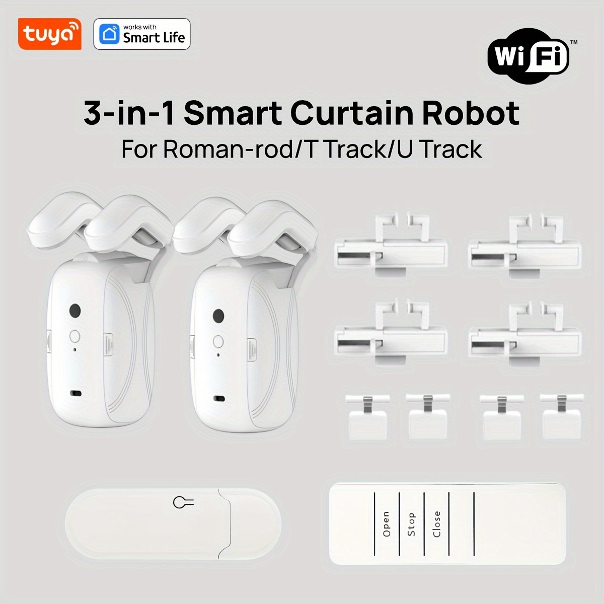 1/2개 투야 스마트 와이파이 커튼 로봇 (허브 포함  - Smart Home Website 리뷰 및 가격