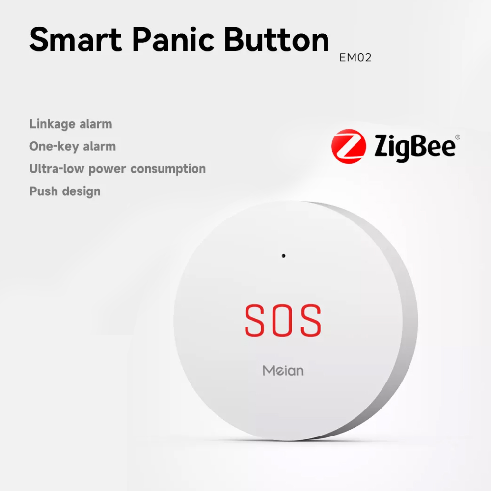 Zigbee 투야 SOS 비상 버튼, 홈 보안 경보 시 - Smart Home Website 리뷰 및 가격