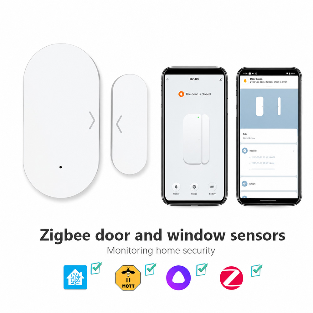 Zigbee 3.0 도어 윈도우 센서 자기 접촉식 스마 - Smart Home Zigbee 3.0 리뷰 및 가격