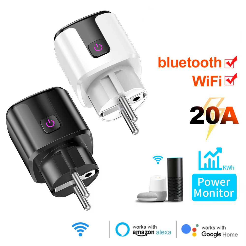 스마트 20A EU 플러그 WiFi+블루투스 소켓(전력 - Wifi Smart Plug 리뷰 및 가격