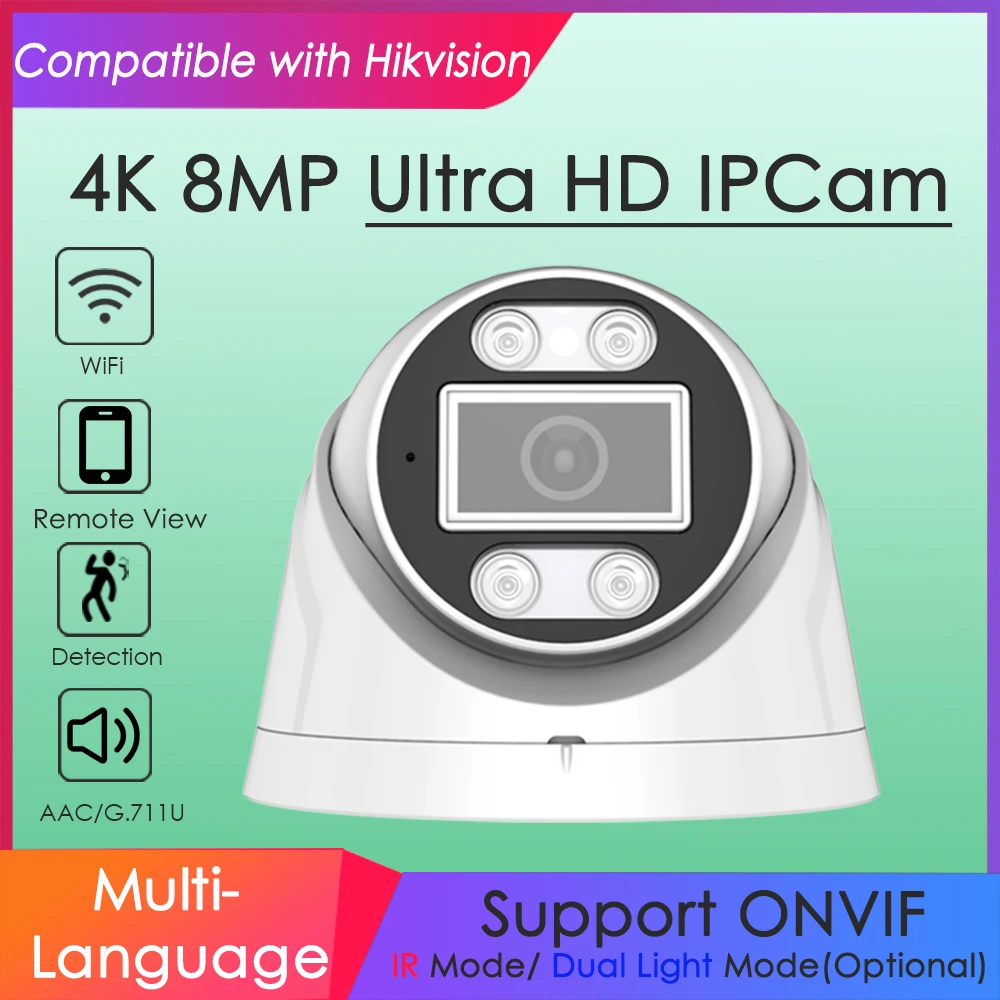 4K 8MP Wifi 무선 IP 카메라 Hikvisio - Smart Home Hikvision 리뷰 및 가격