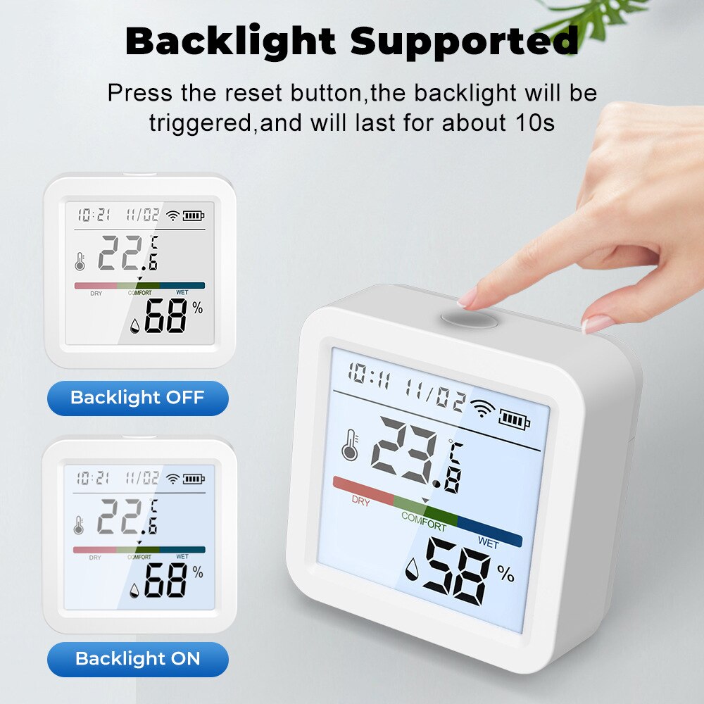 투야 지그비 스마트 홈 온도 습도 센서, 백라이트 LC - Smart Home Website 리뷰 및 가격