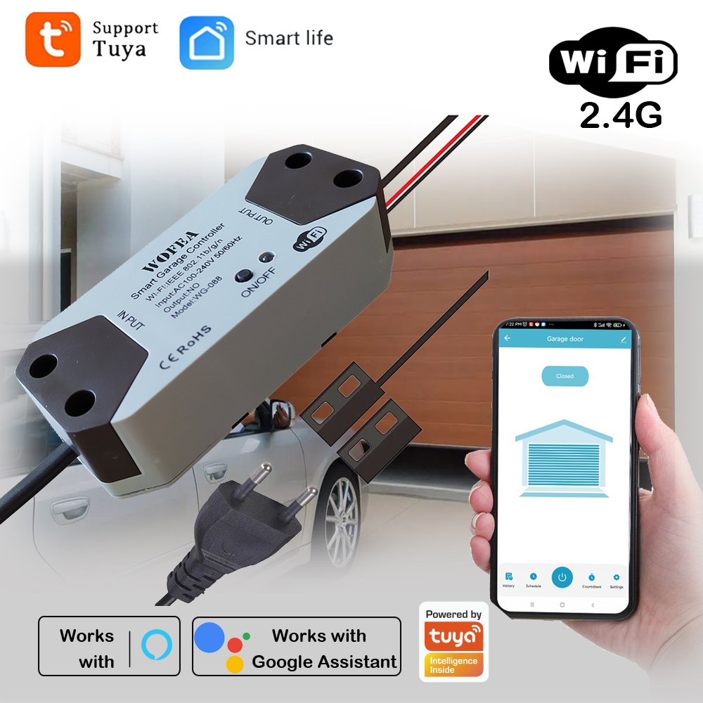 스마트 차고 문 오프너 컨트롤러, EU 플러그, Ale - Smart Home Website 리뷰 및 가격