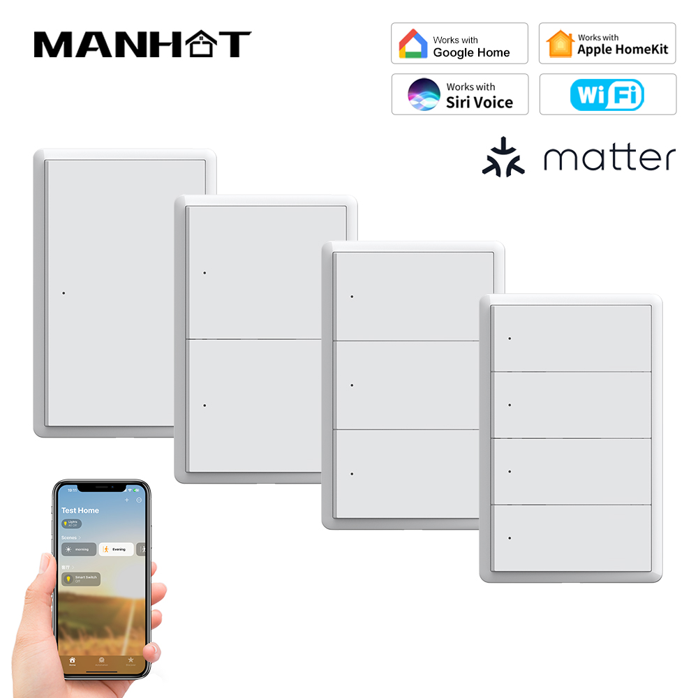 MANHOT 홈킷 WiFi 스마트 스위치 (중성선 필요 - Tuya Smart Switch 리뷰 및 가격
