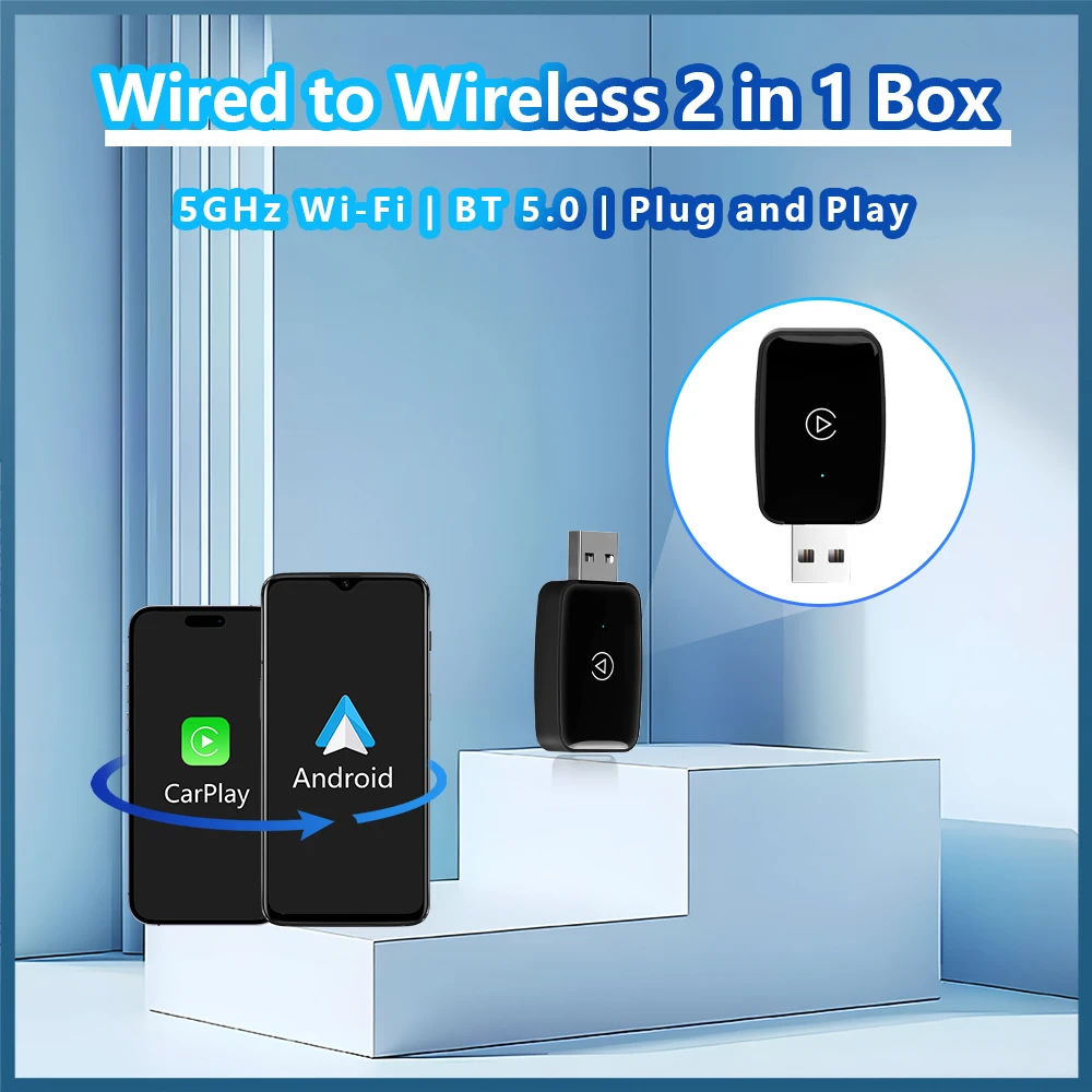 2025 신형 무선 카플레이 안드로이드 오토 무선 어댑 - Wifi Smart Plug 리뷰 및 가격