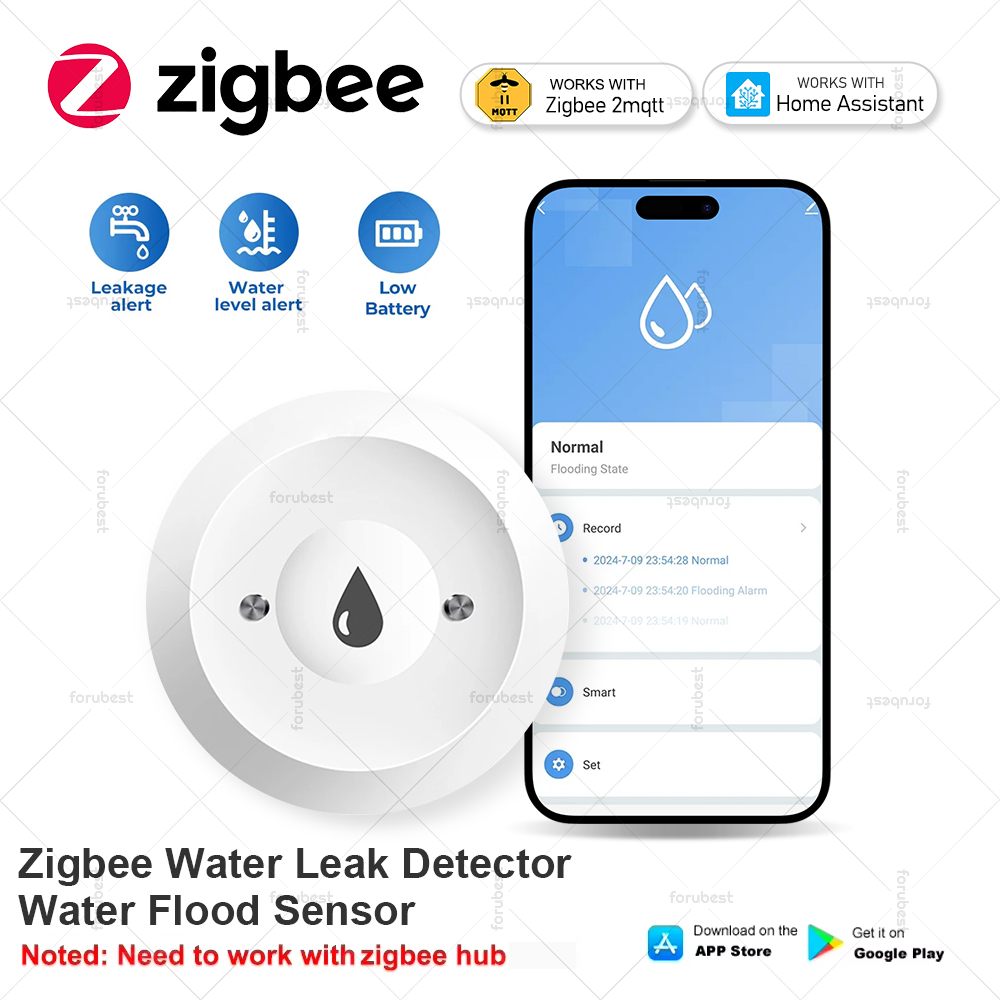 스마트 지그비 누수 센서 알람 수위 감지기 홍수 누출  - Smart Home Water Level Sensor 리뷰 및 가격