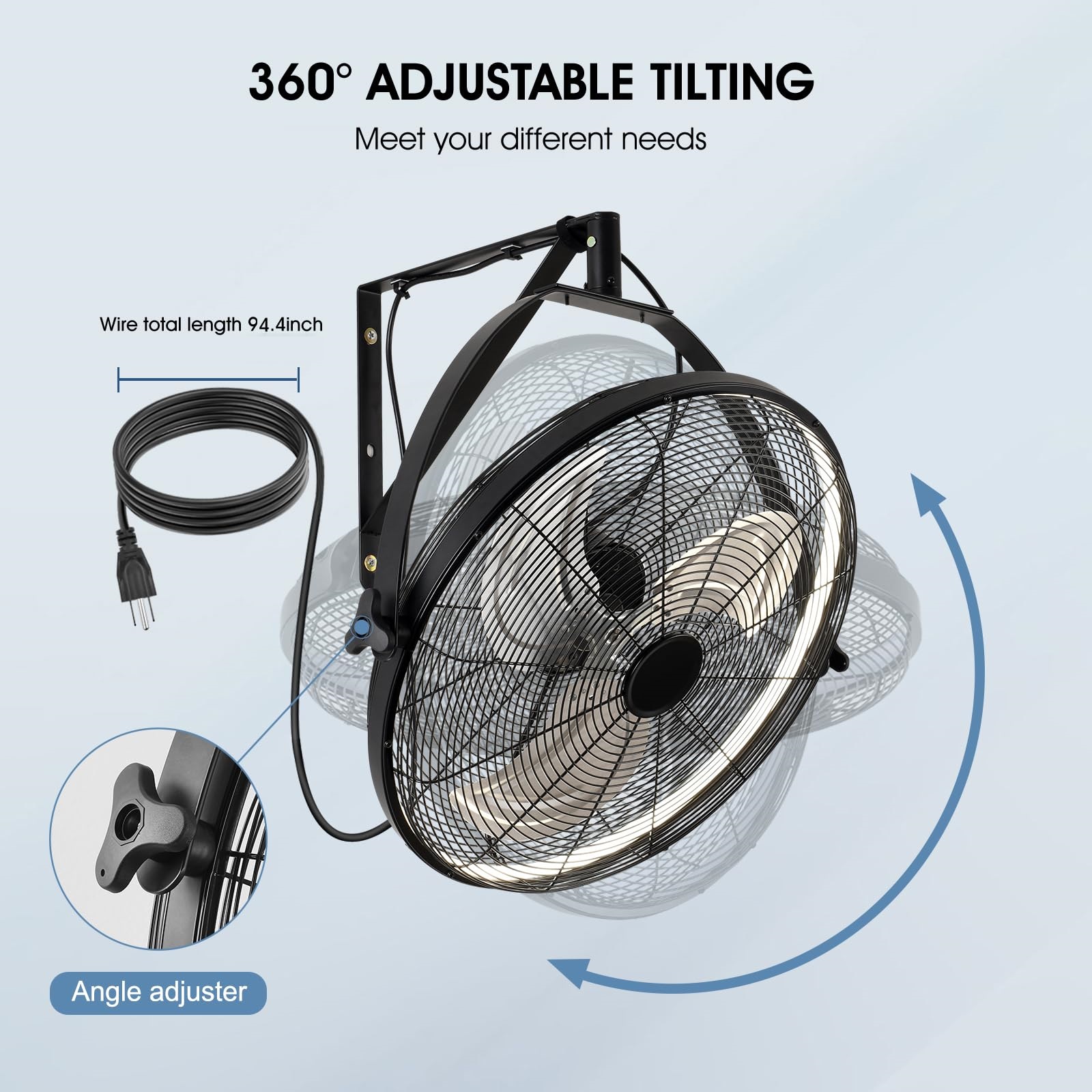 네트 커버 실링 팬 LED 조명 벽걸이형 스마트 냉각  - Smart Home Ventilation 리뷰 및 가격