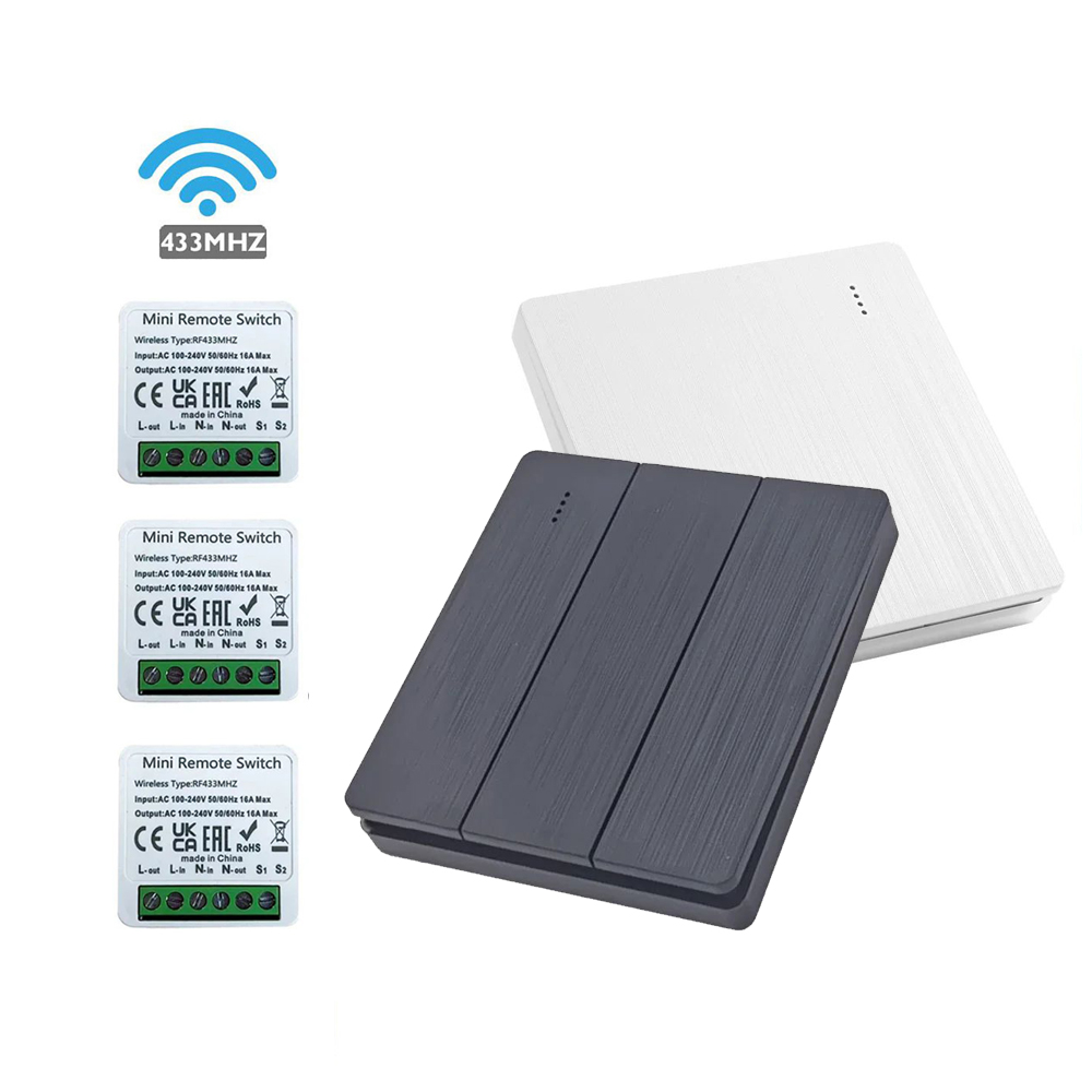 433Mhz RF 86 벽 패널 스위치 원격 제어와 무 - Smart Home Ventilation 리뷰 및 가격