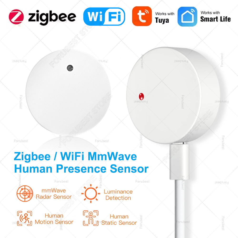 ZigBee Wifi MmWave 인간 존재 모션 센서 - Smart Home Hub 리뷰 및 가격