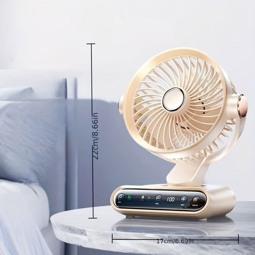 스마트 데스크탑 순환 팬 4가지 모드 및 100단계 속 - Smart Home Ventilation 리뷰 및 가격