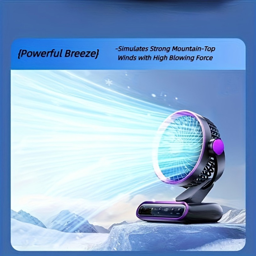 스마트 데스크탑 순환 팬 4가지 모드 및 100단계 속 - Smart Home Ventilation 리뷰 및 가격