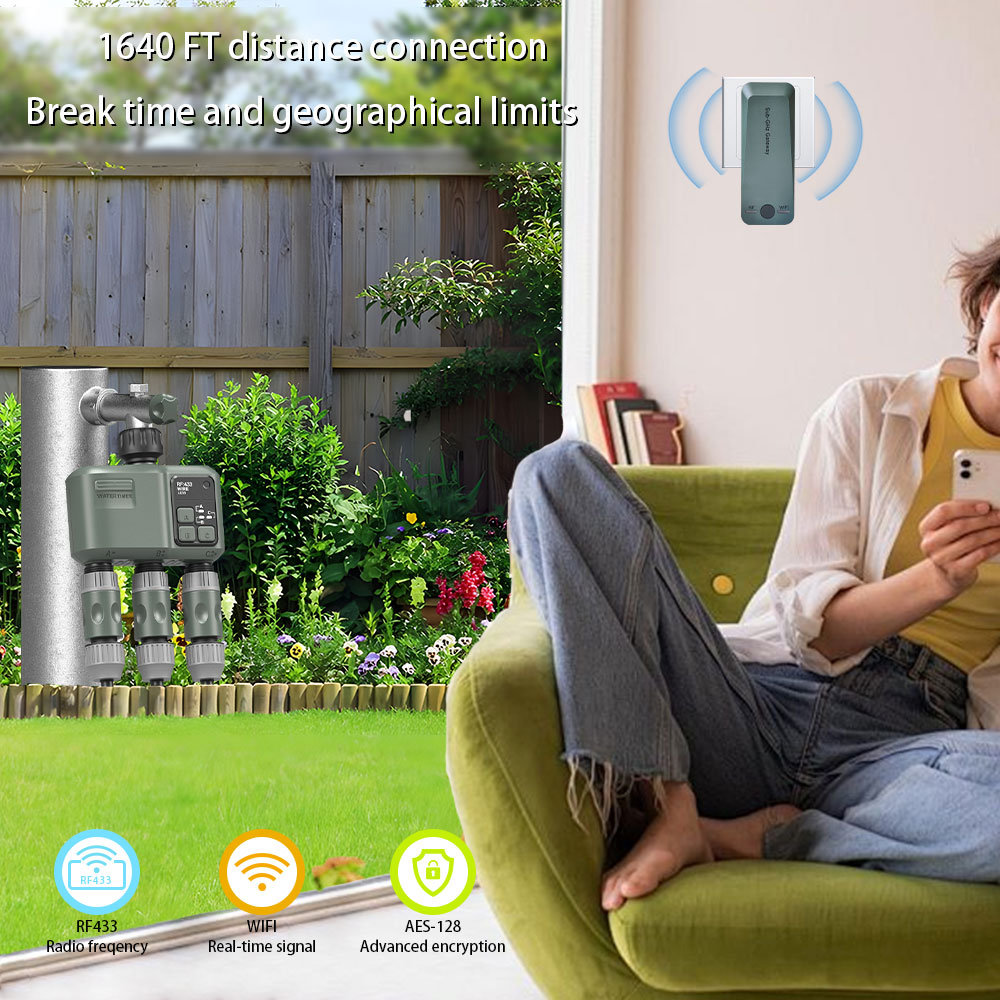 Tuya Wifi+RF433 3구 워터 타이머 정원용  - Wifi Smart Plug 리뷰 및 가격