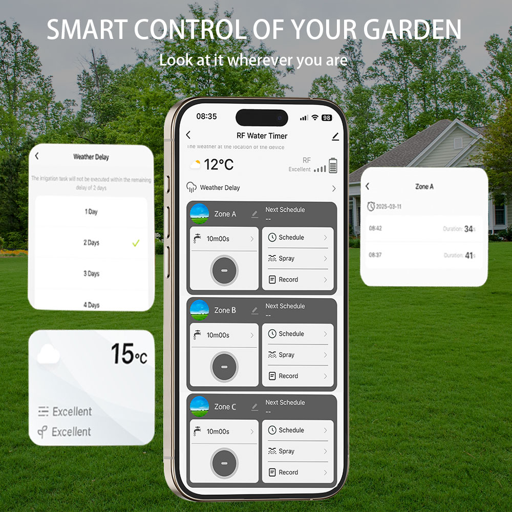 Tuya Wifi+RF433 3구 워터 타이머 정원용  - Wifi Smart Plug 리뷰 및 가격