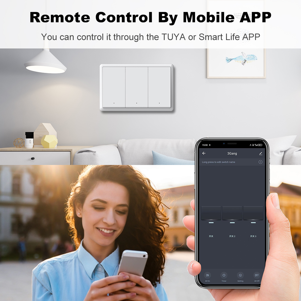 MANHOT ZigBee3.0 스마트 스위치 중성선 없 - Tuya Smart Switch 리뷰 및 가격